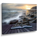 Open Book to the Evening Sea