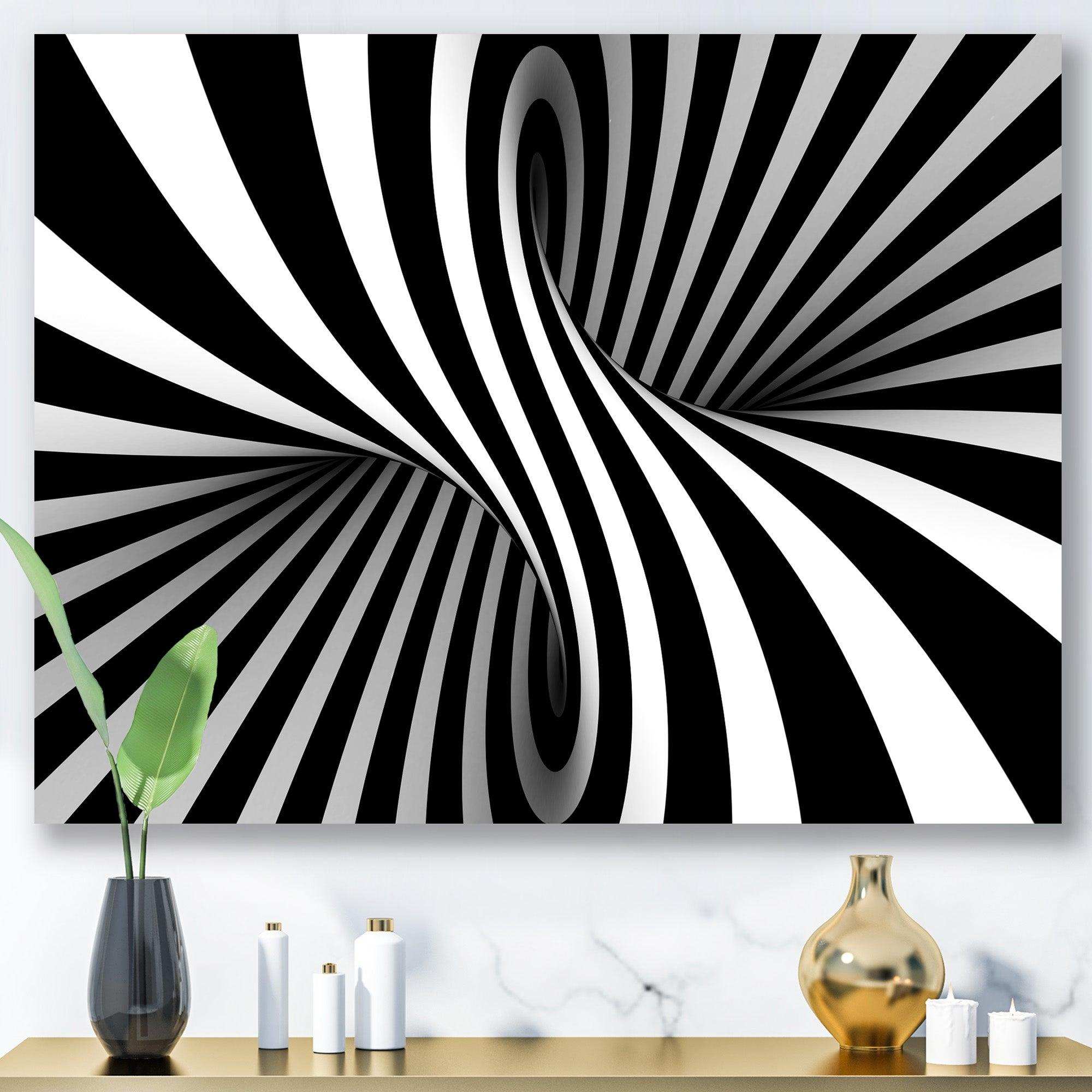 Black and White Spiral