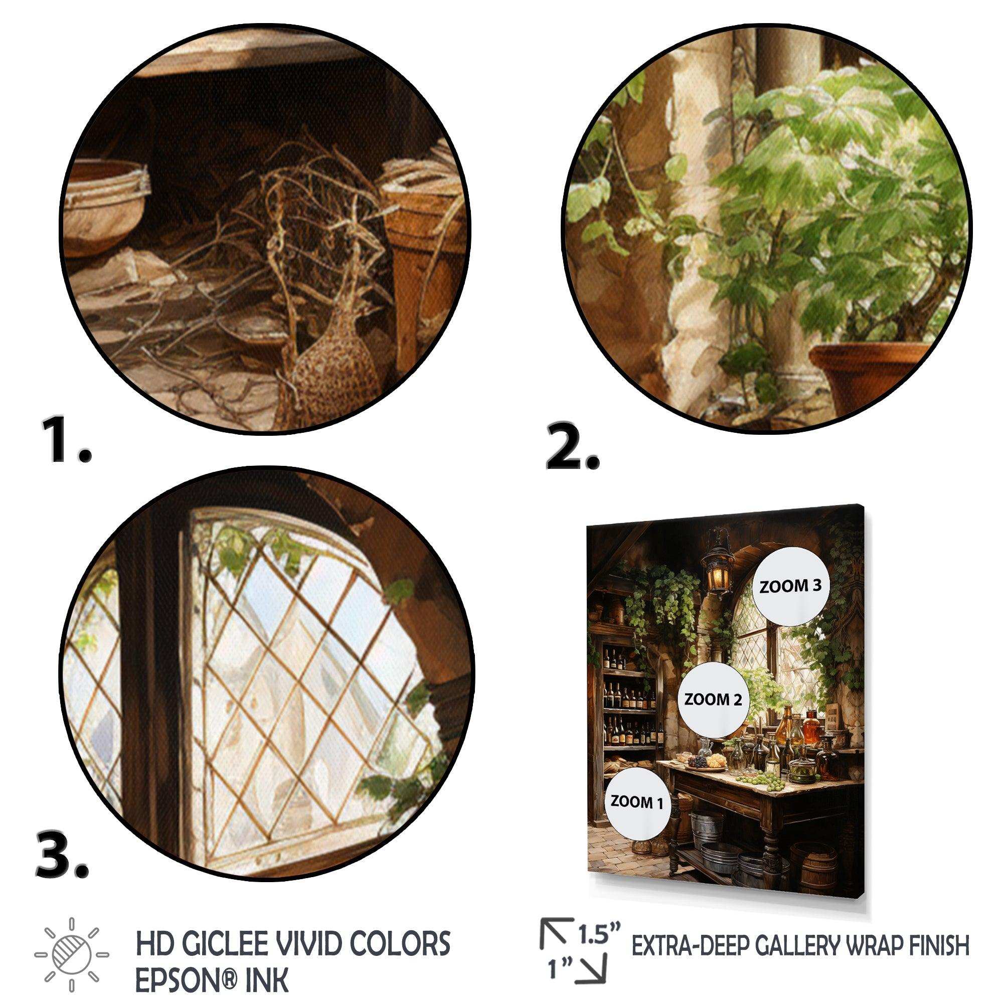 French Wine Cellar II - Food & Beverage Canvas Wall Art