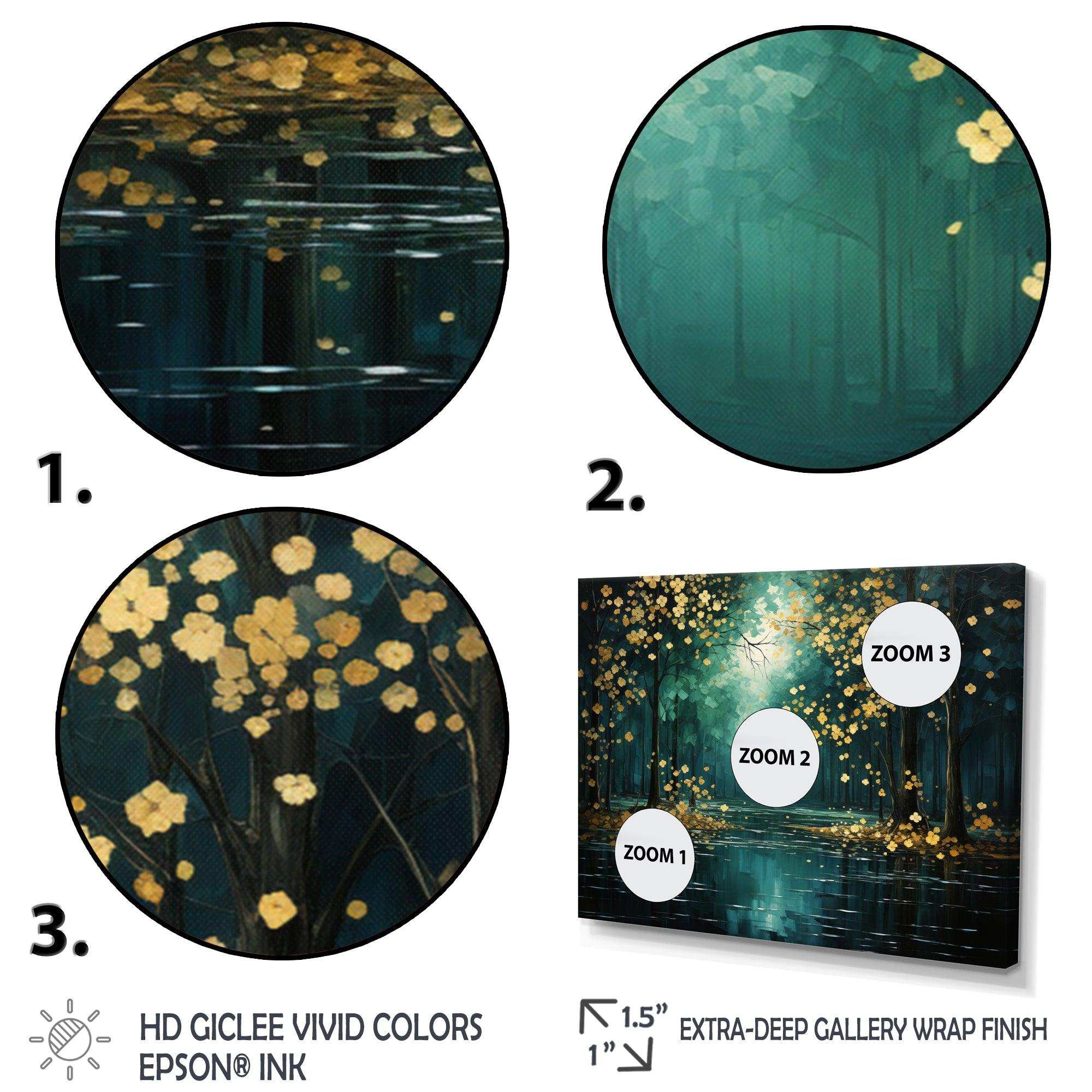 Bold Forest Emerald Canopy III - Landscapes Canvas Wall Art