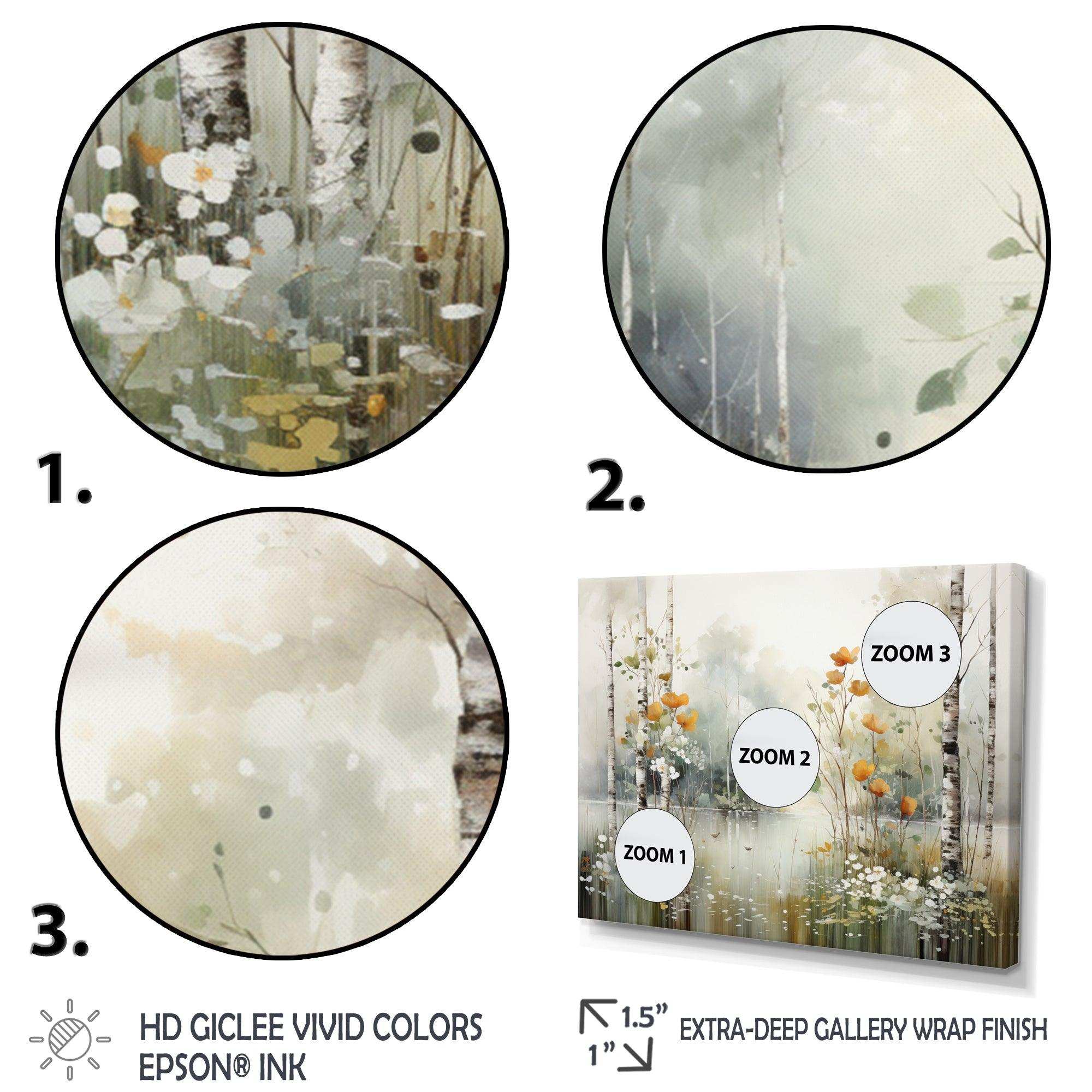 Minimalism Forest Woods I - Landscapes Canvas Wall Art