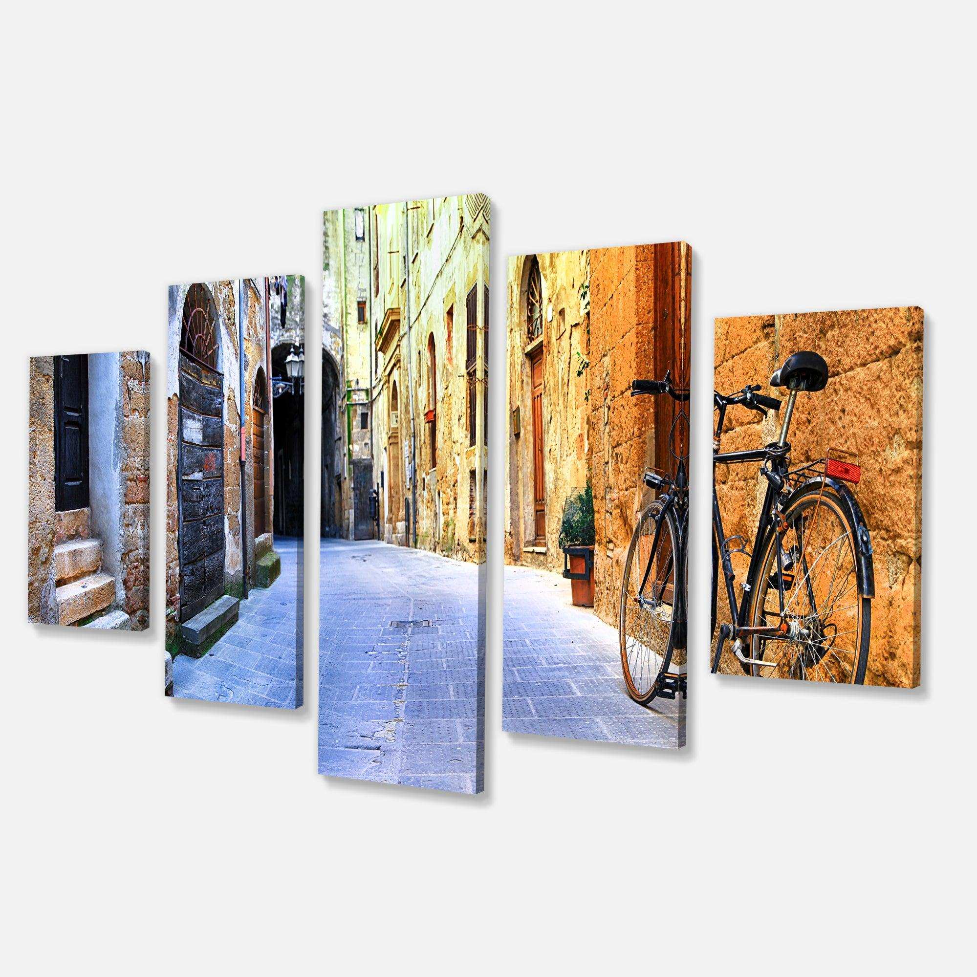 Pictorial Street of Old Italy Multi-Panels