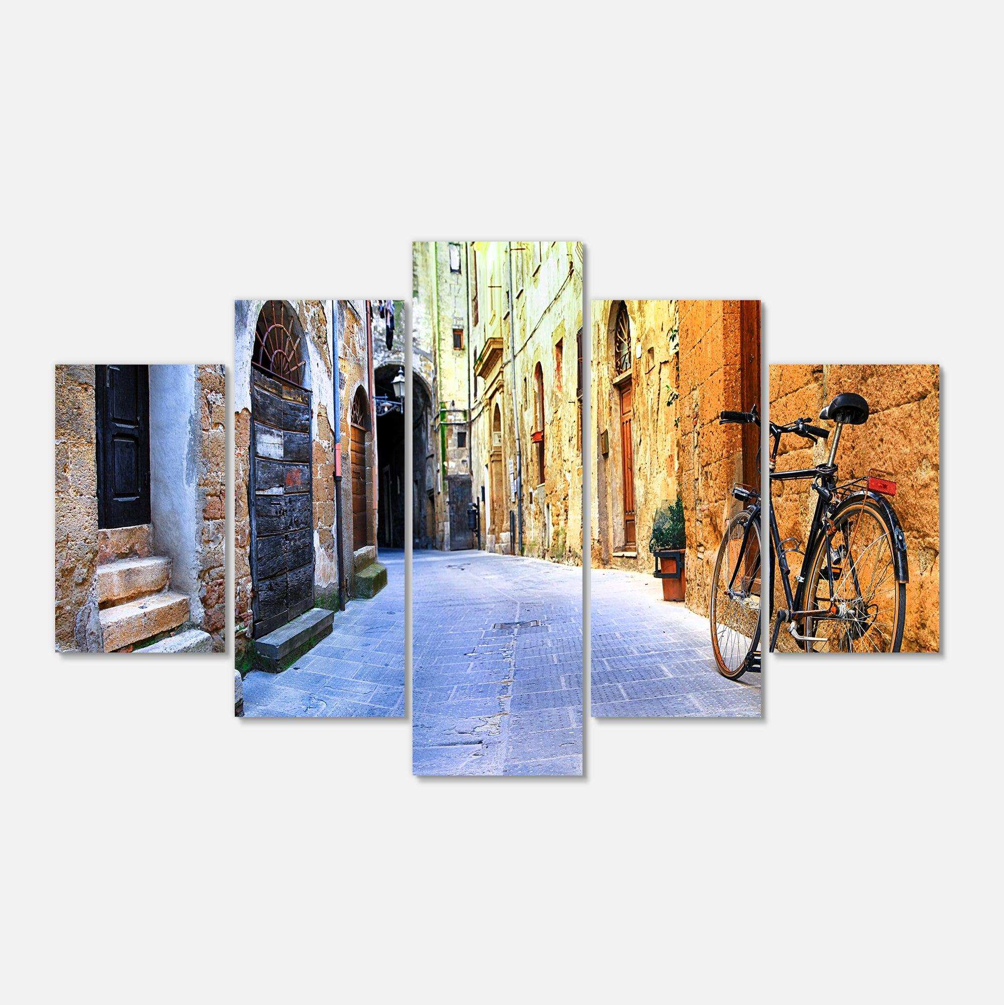Pictorial Street of Old Italy Multi-Panels
