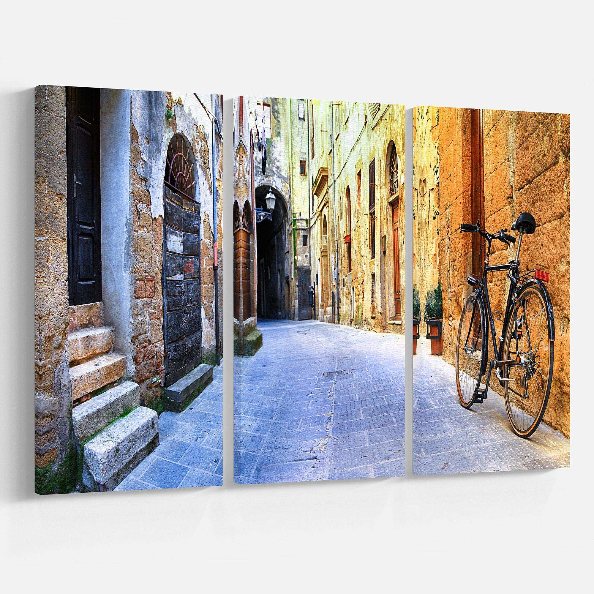 Pictorial Street of Old Italy Multi-Panels