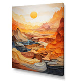 Bold Landscape Canyon Desert II - Landscapes Canvas Wall Art