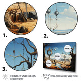 Masterpiece The Persistence Of Memory Surrealism II - Landscapes Canvas Wall Art