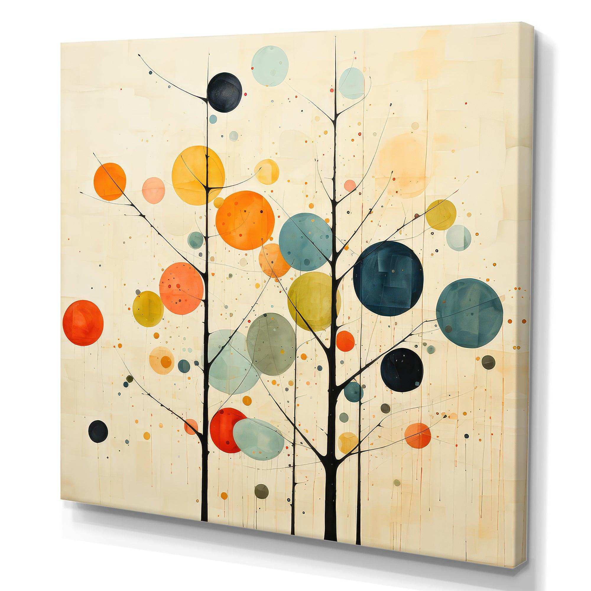 Beige Mid Century Minimalist Masterpiece - Abstract Canvas Wall Art