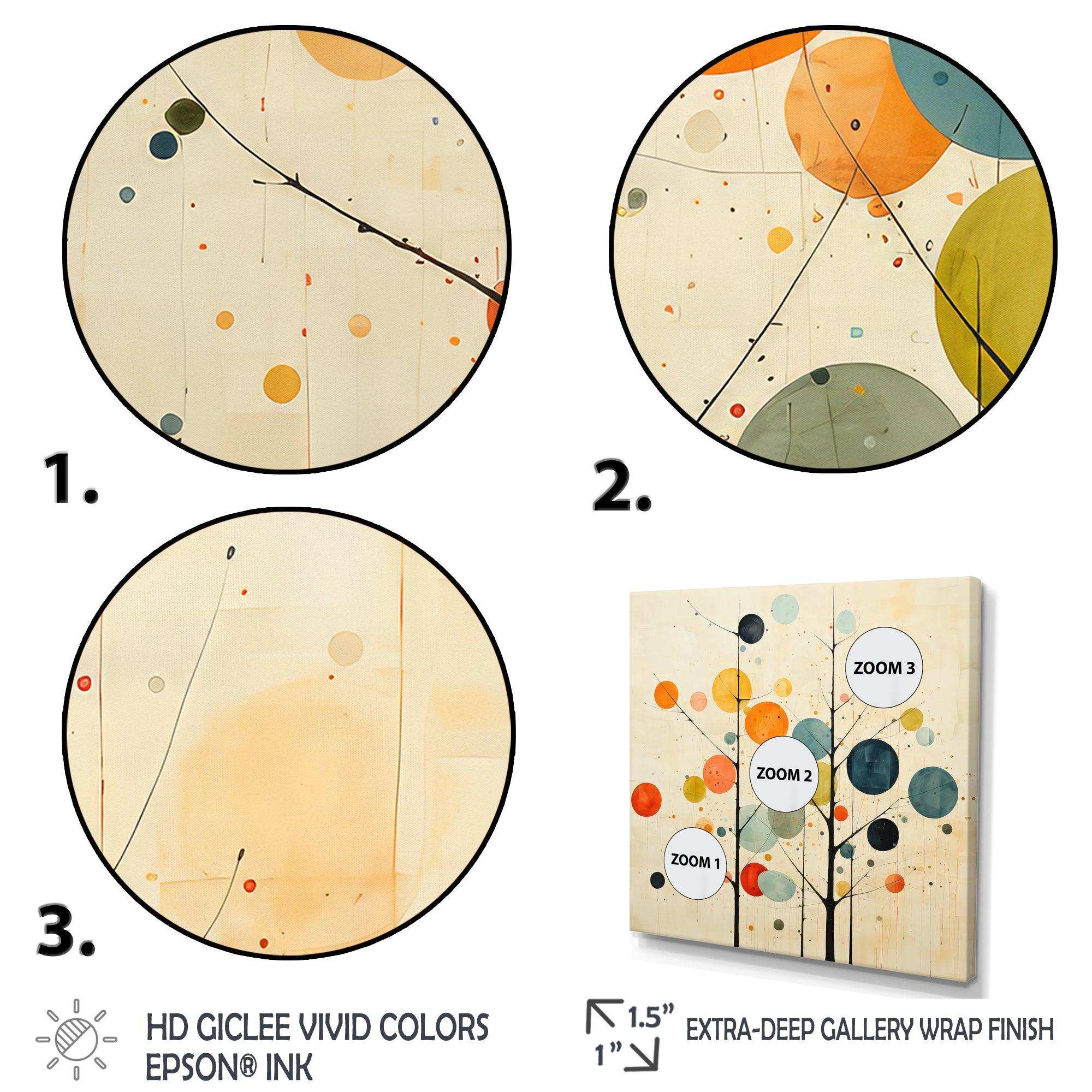 Beige Mid Century Minimalist Masterpiece - Abstract Canvas Wall Art