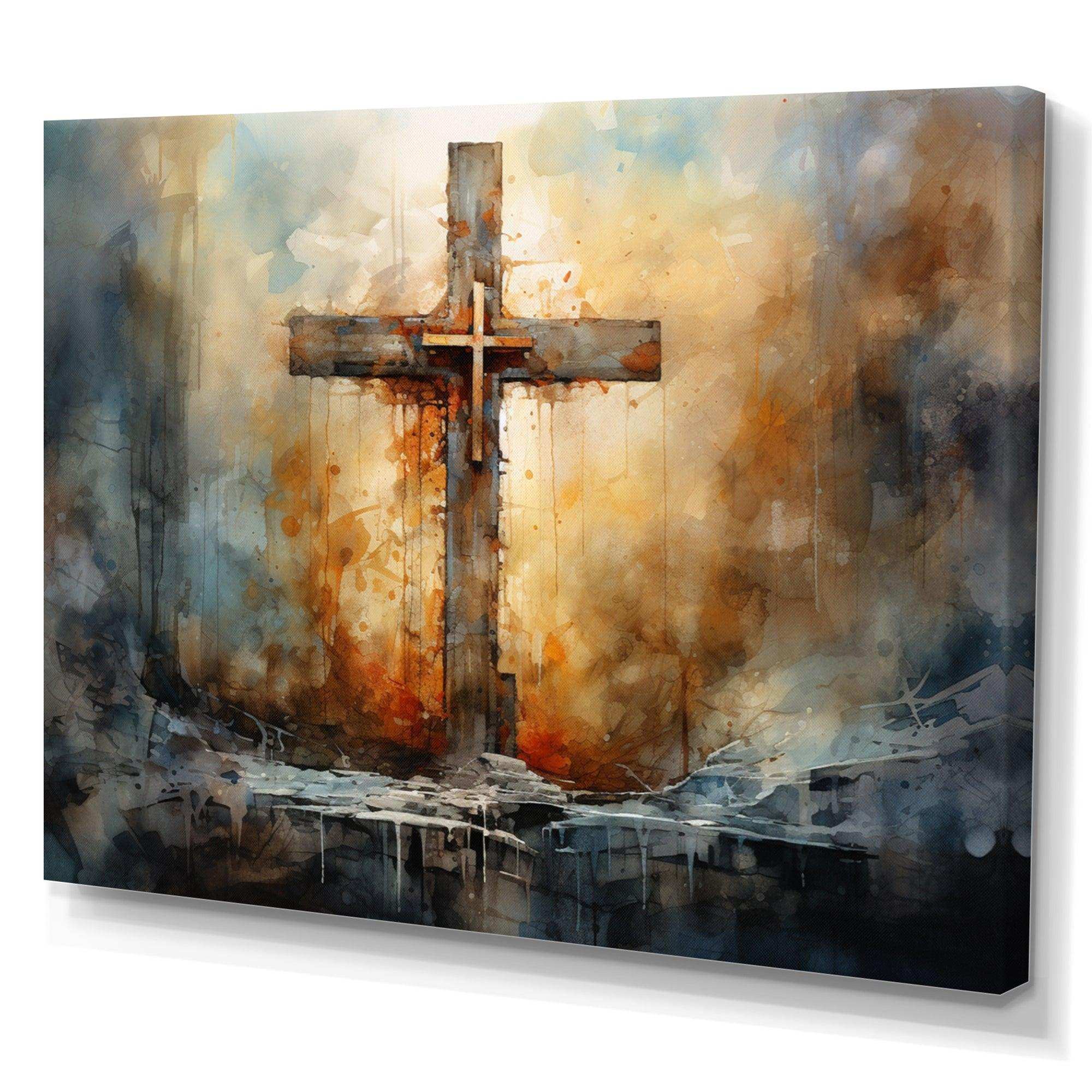Cross A Powerful Symbol - Fantasy Canvas Wall Art