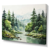 Tranquil Forests Landsacpe I - Landscapes Canvas Wall Art