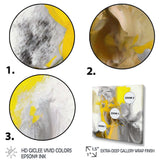 Mustard Yellow And Vivid Gray I