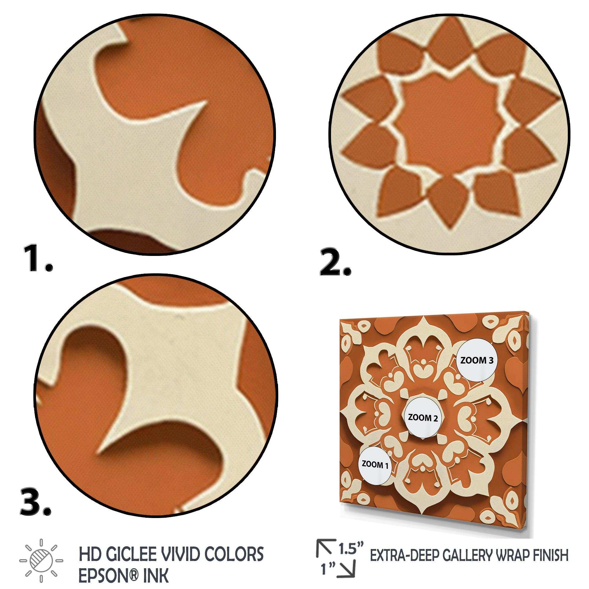 Moroccoan Tiles In Earth Tones I