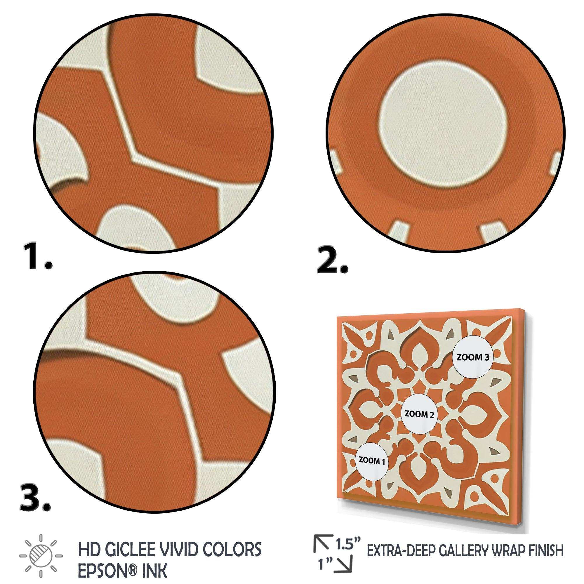 Moroccoan Tiles In Earth Tones IV