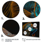 Tropical Blue Fish In Shades Of Blue And Orange IV