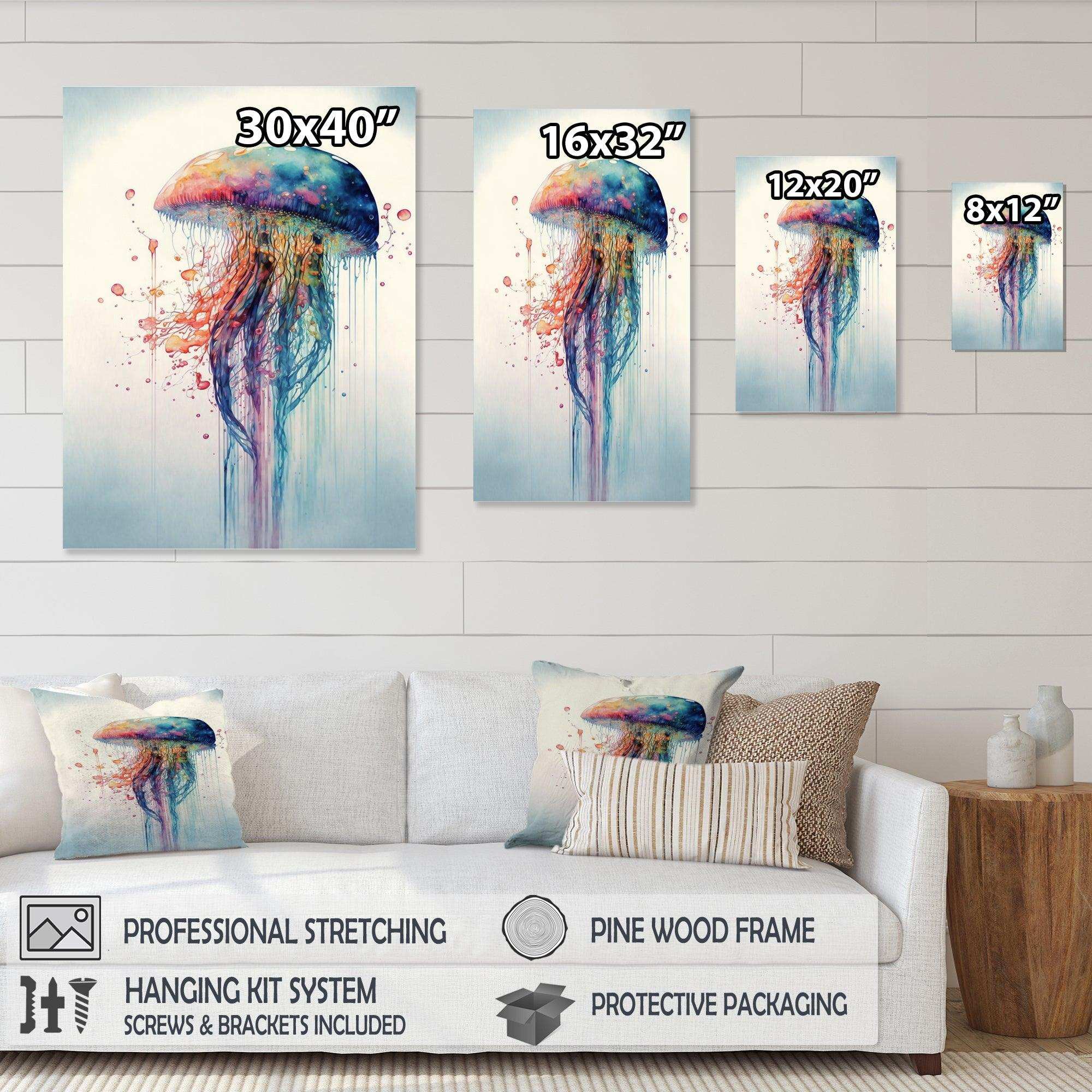 Colorful Deepsea Jellyfish IV