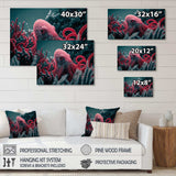 Red Octopus On The Ocean Floor V