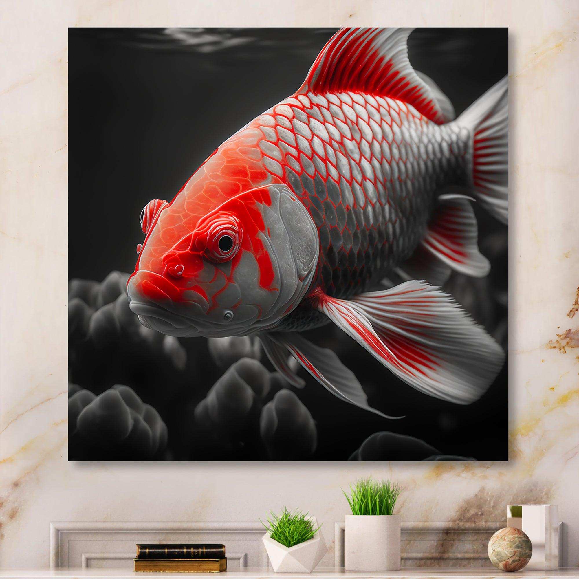 Black And Red Tropical Fish I