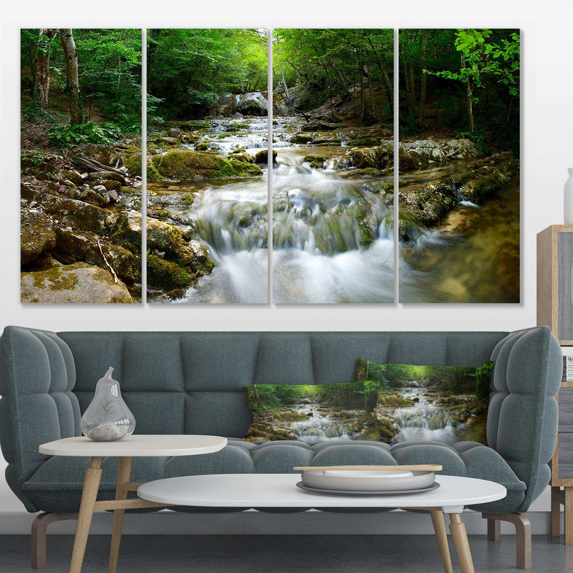 Natural Spring Waterfall Multi-Panels