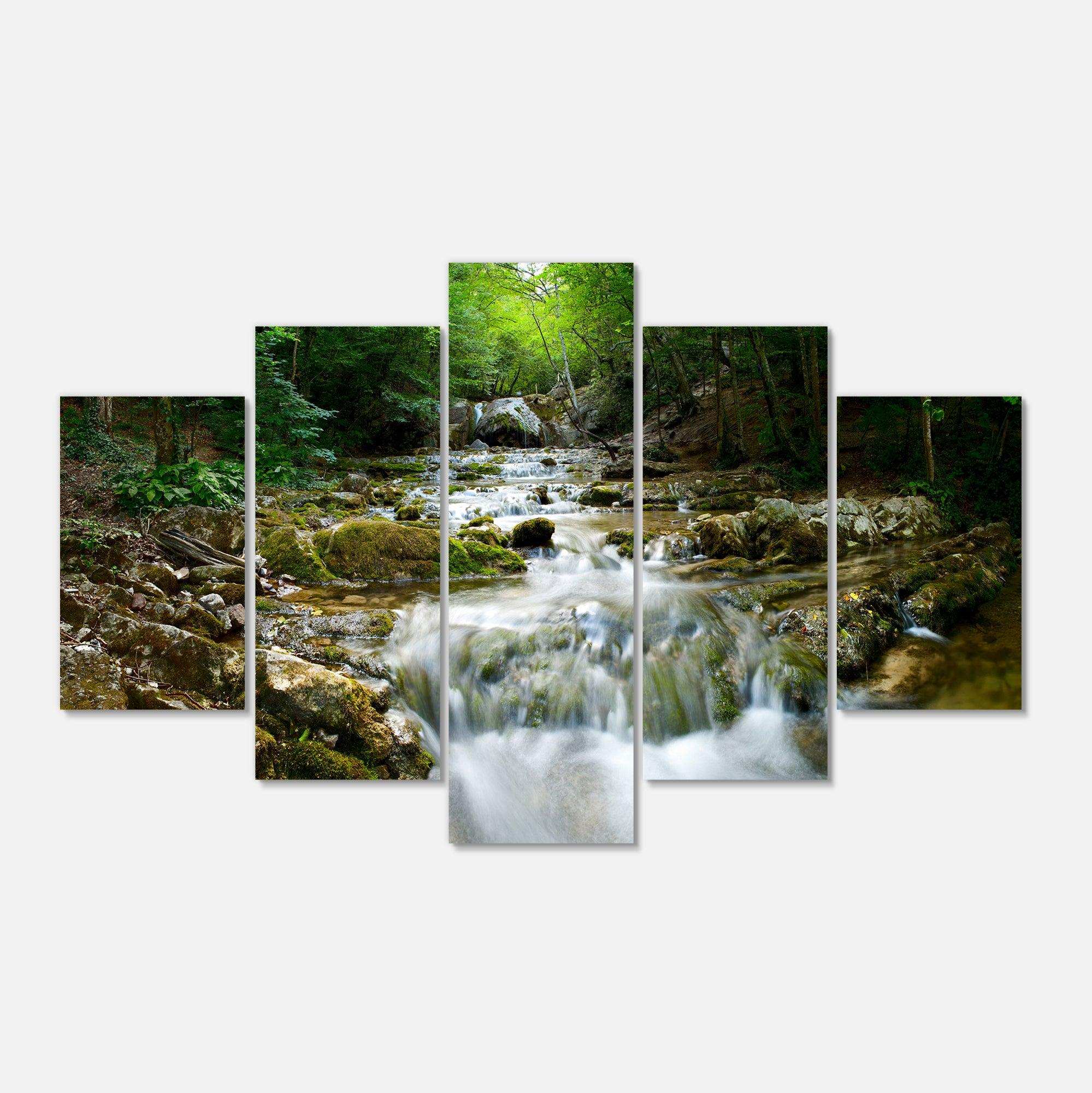 Natural Spring Waterfall Multi-Panels