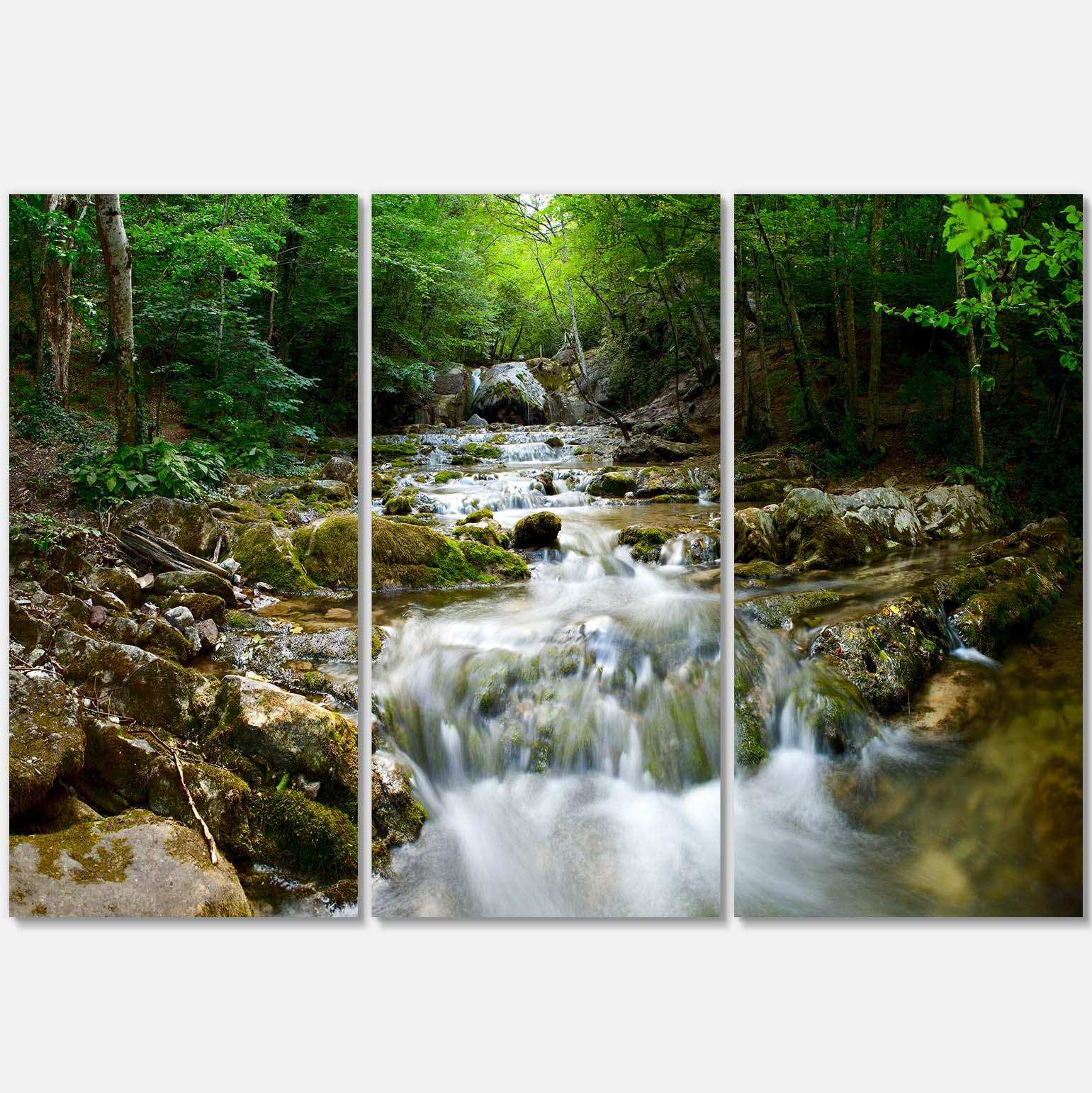 Natural Spring Waterfall Multi-Panels