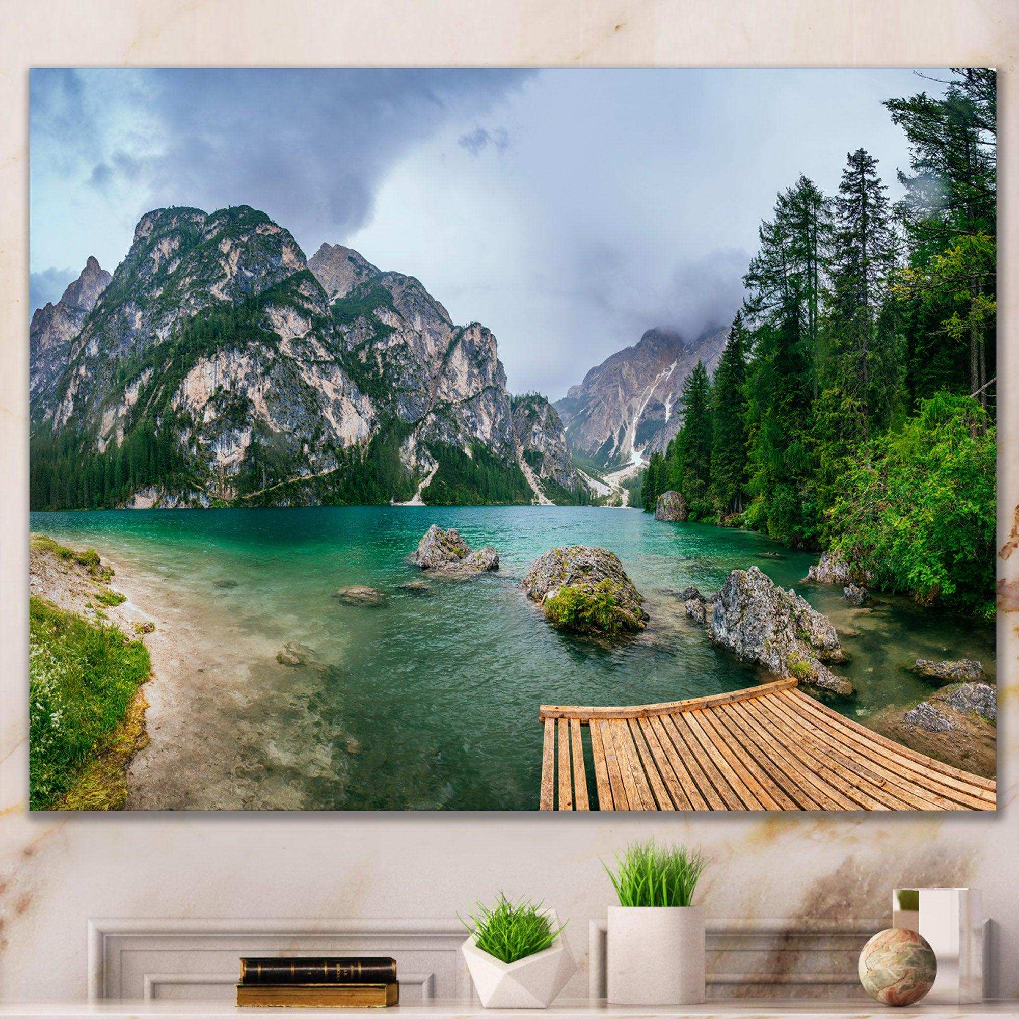 Lake Between Mountains