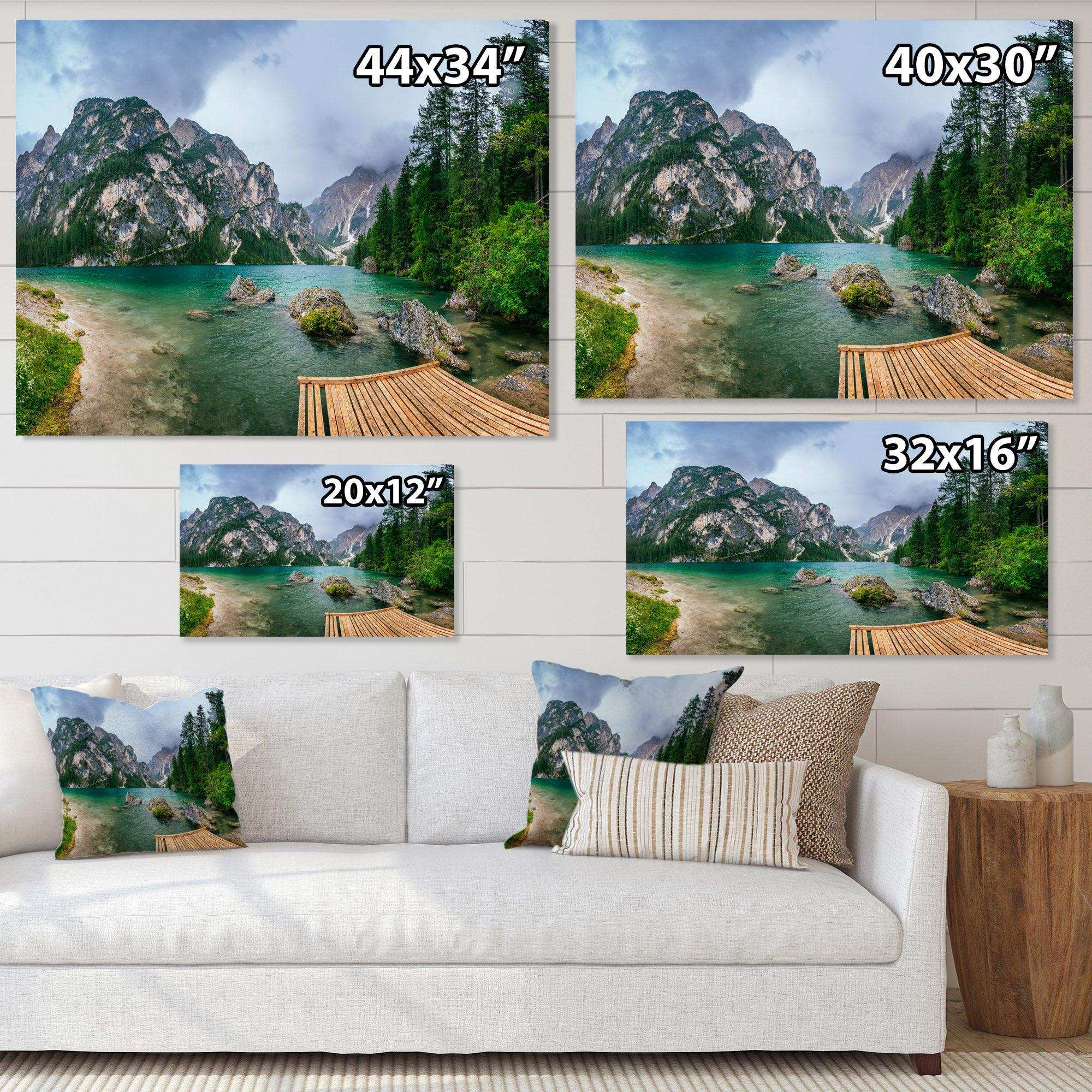 Lake Between Mountains