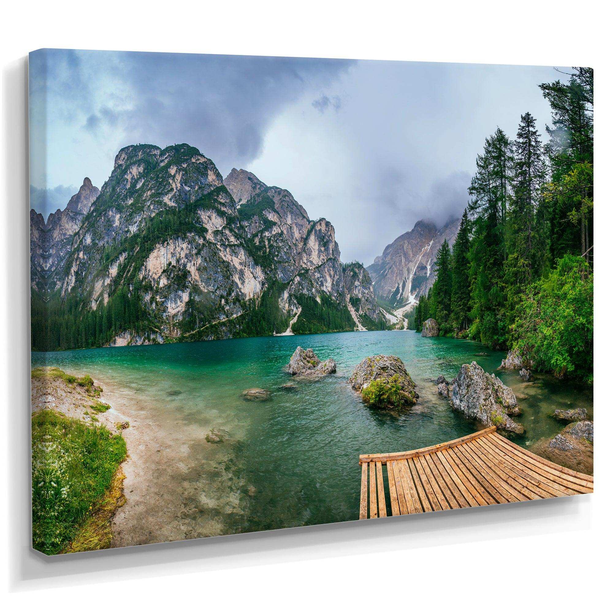 Lake Between Mountains