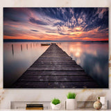 Colorful Sunset Over Lake