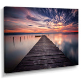 Colorful Sunset Over Lake