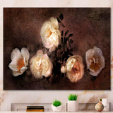Wild Roses in Old Painting Style