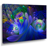 Blue Fractal Flower Bouquet