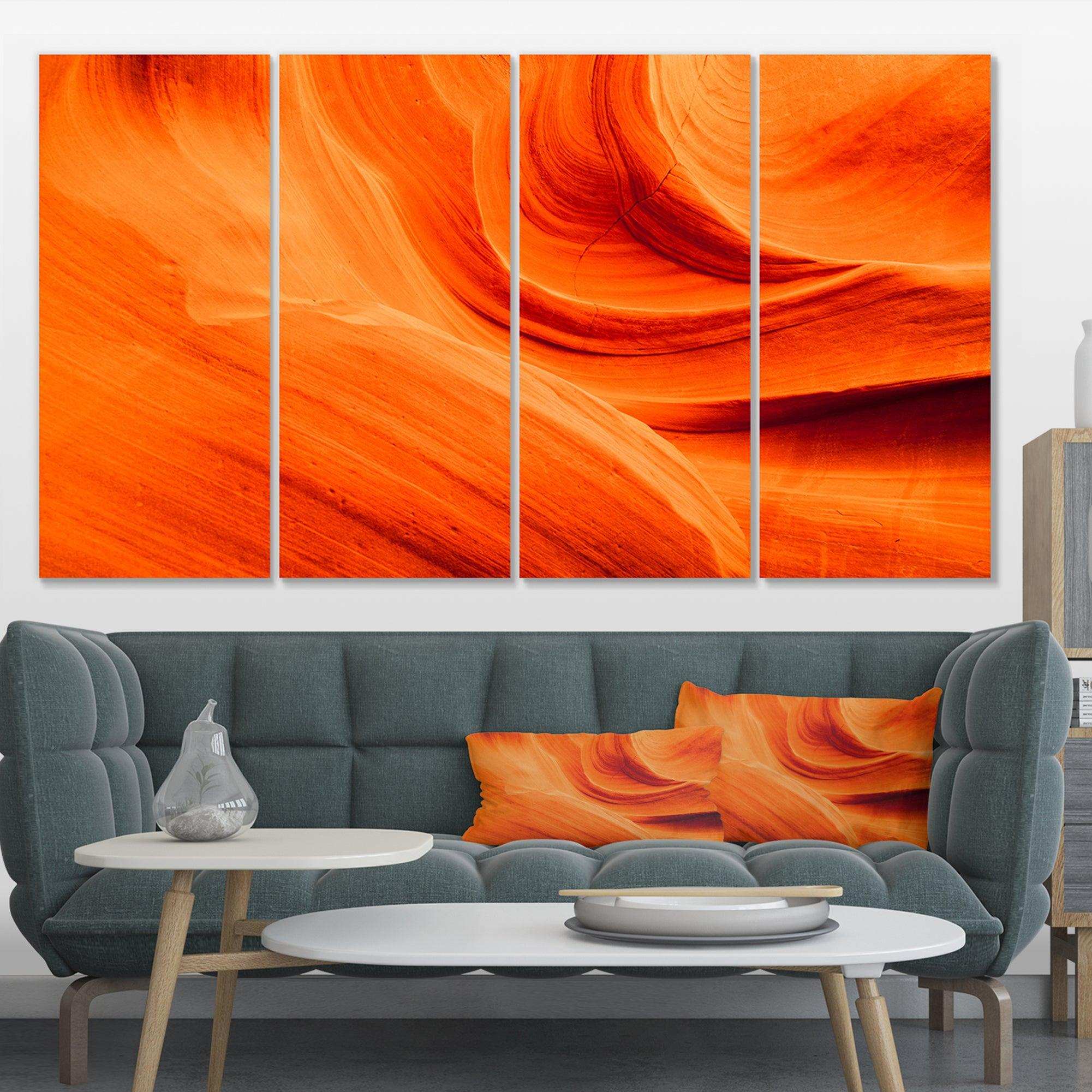 Orange Upper Antelope Canyon Multi-Panels