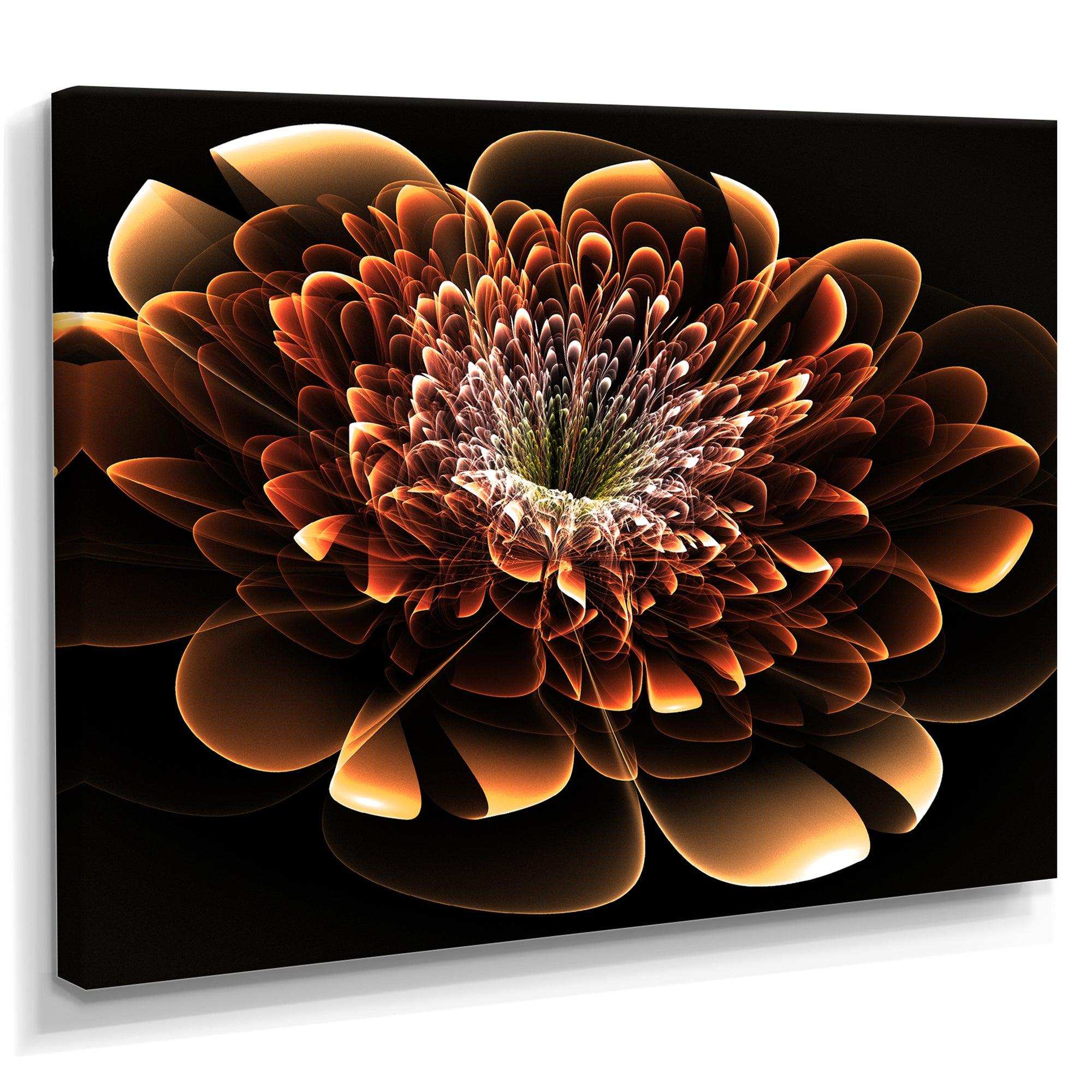 Brown Fractal Flower