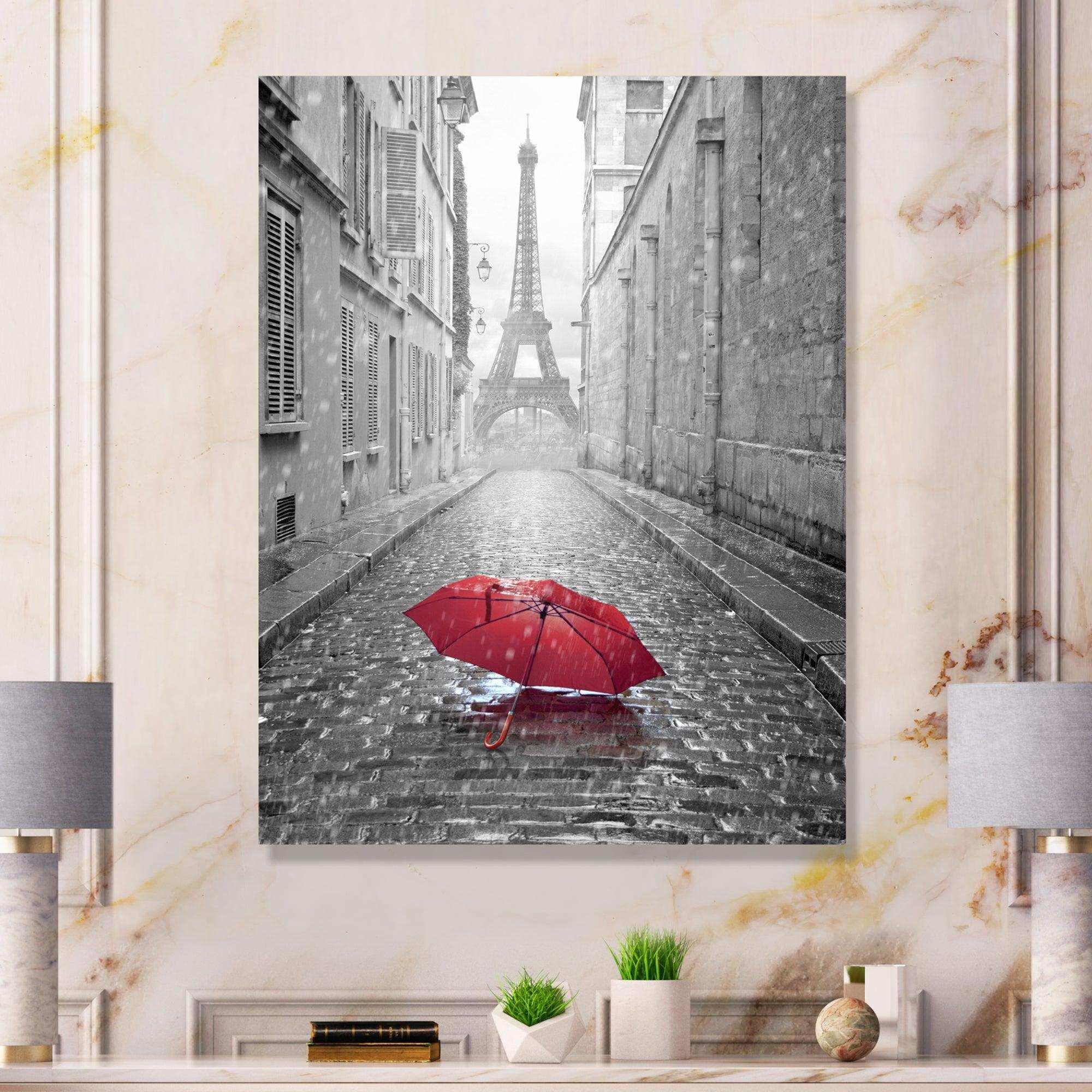 Eiffel View from Paris Street