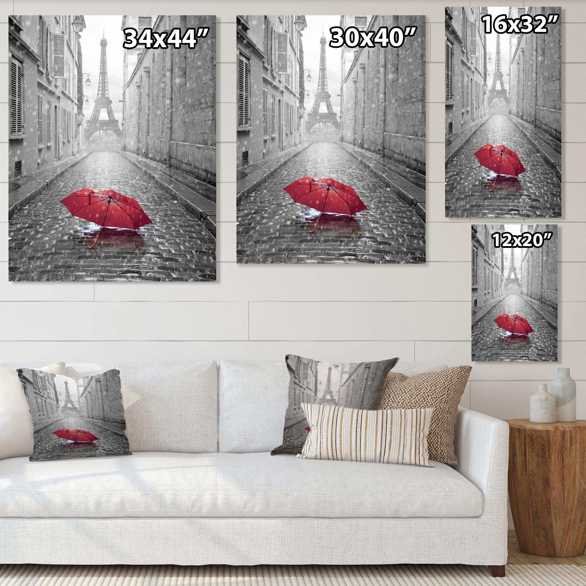 Eiffel View from Paris Street