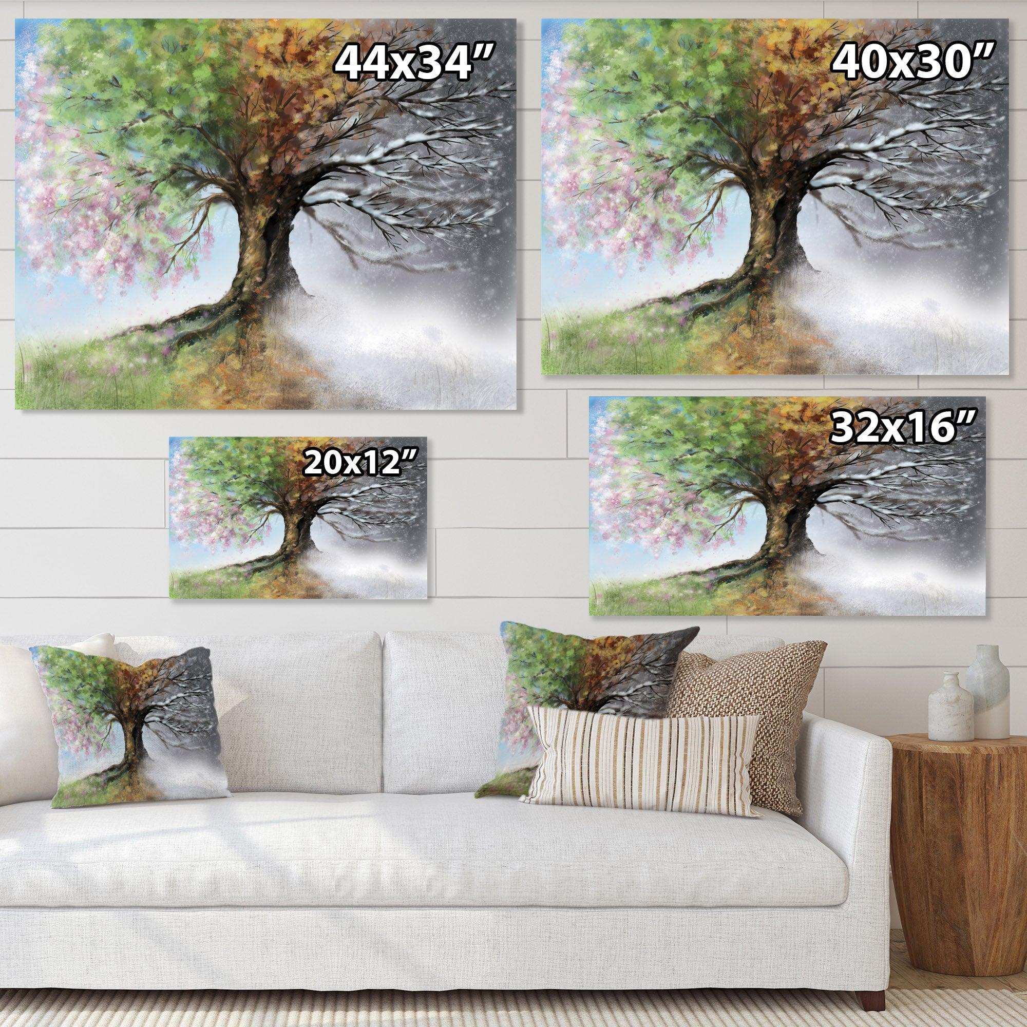 Tree with Four Seasons