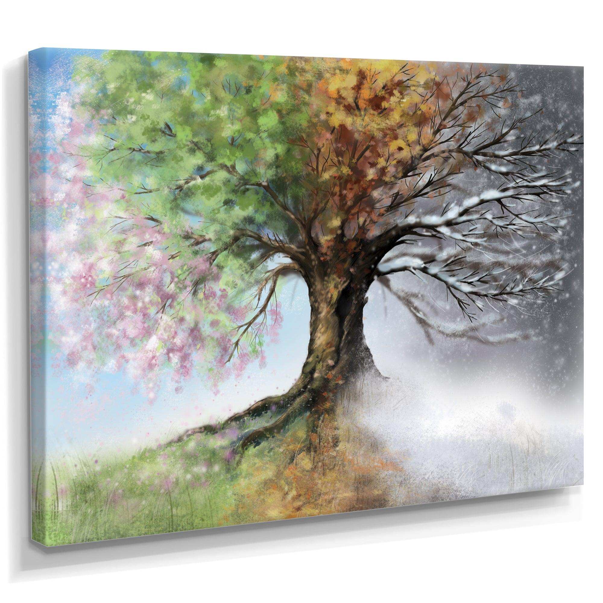 Tree with Four Seasons