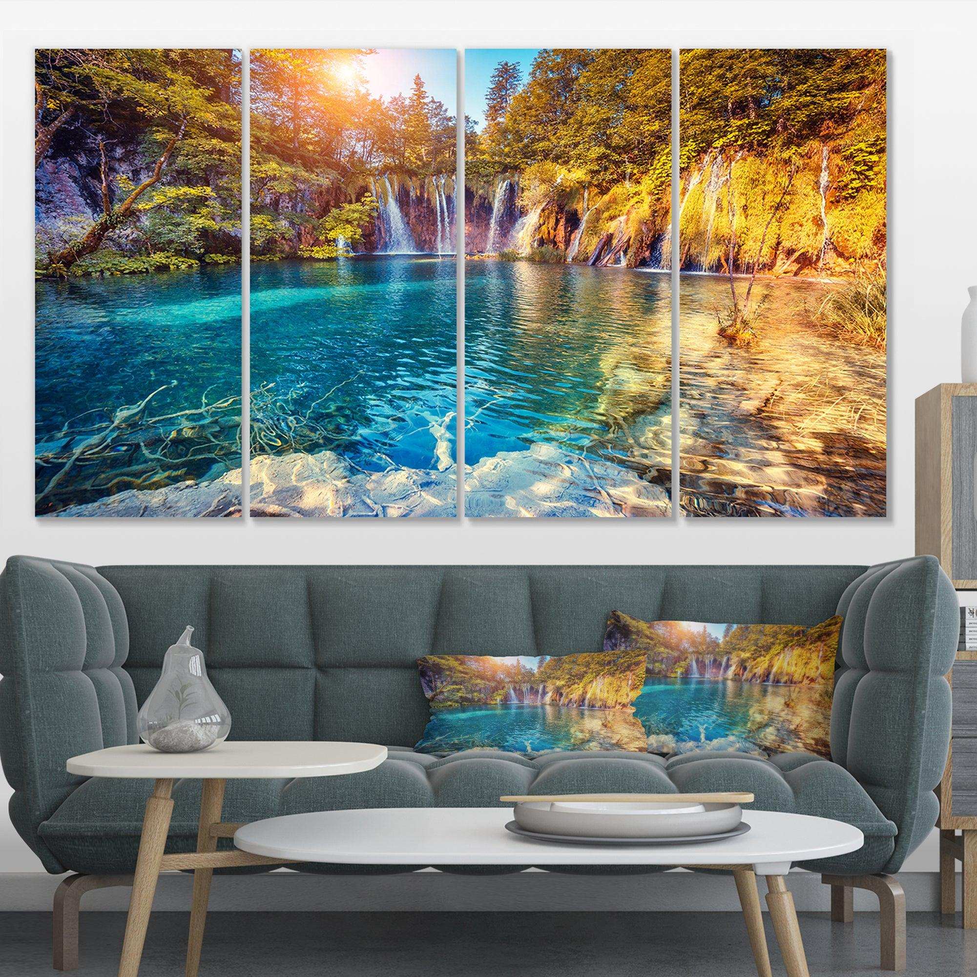 Turquoise Water and Sunny Beams Multi-Panels