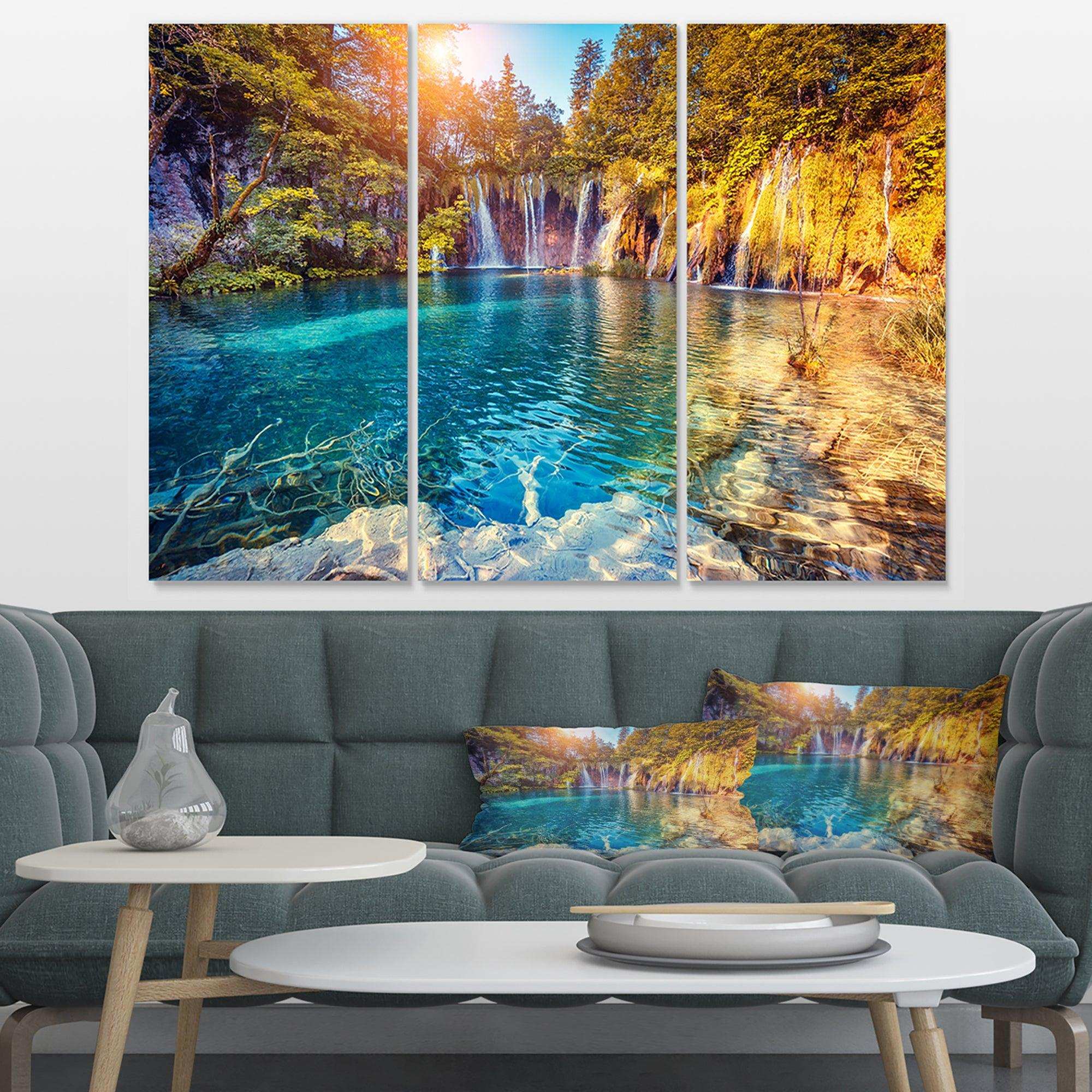 Turquoise Water and Sunny Beams Multi-Panels