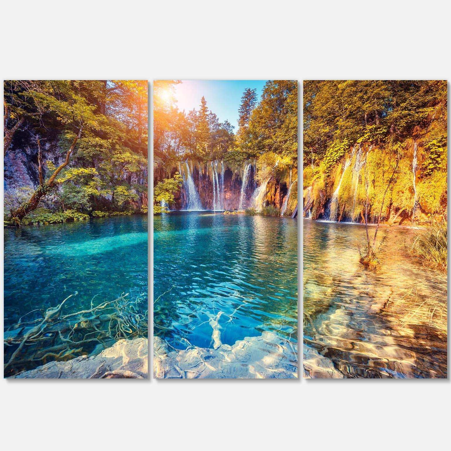 Turquoise Water and Sunny Beams Multi-Panels