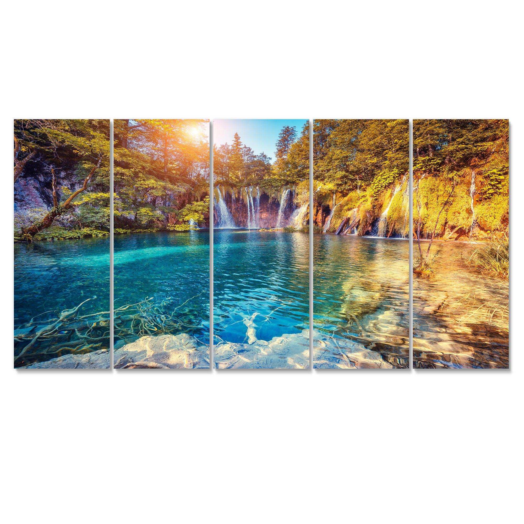 Turquoise Water and Sunny Beams Multi-Panels