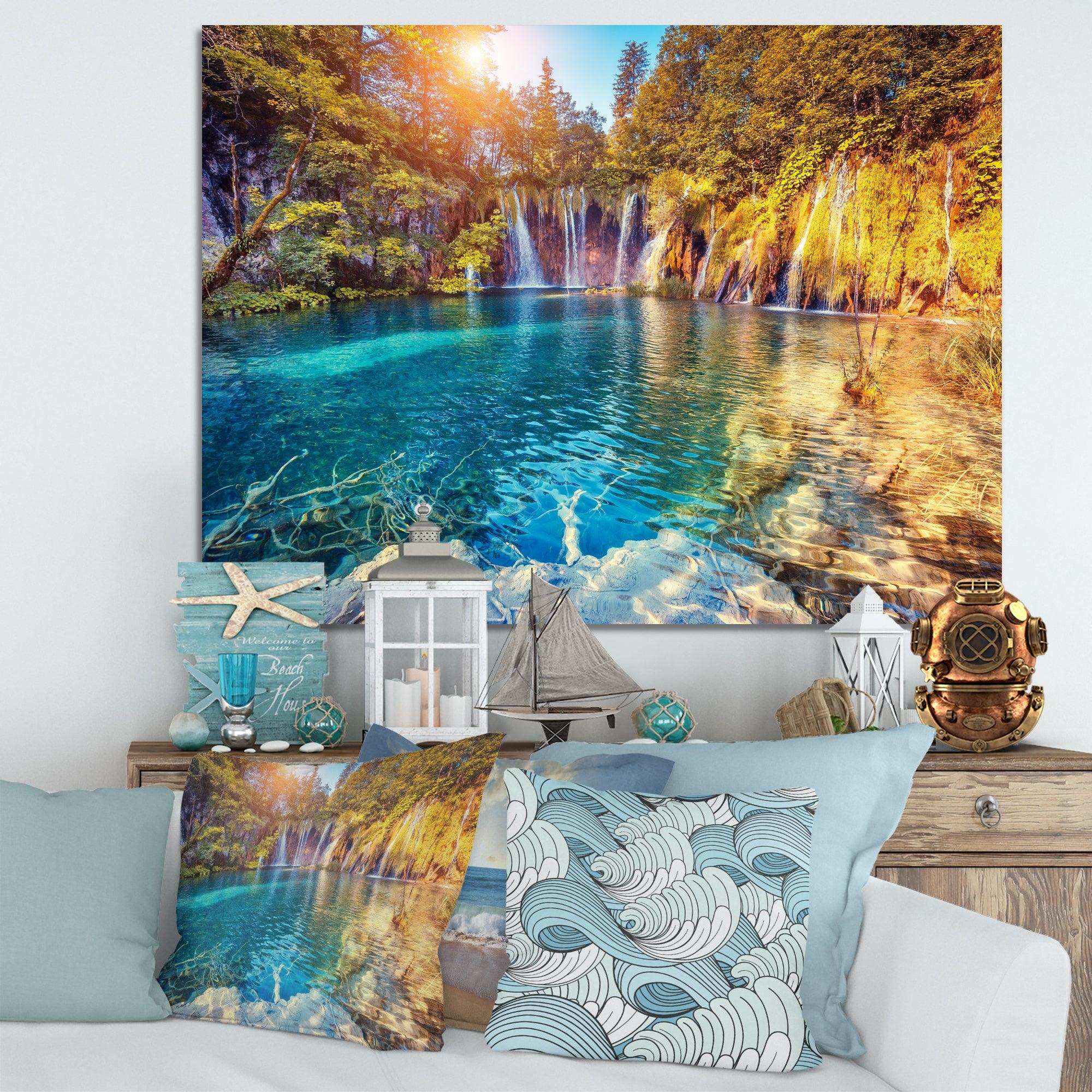 Turquoise Water and Sunny Beams