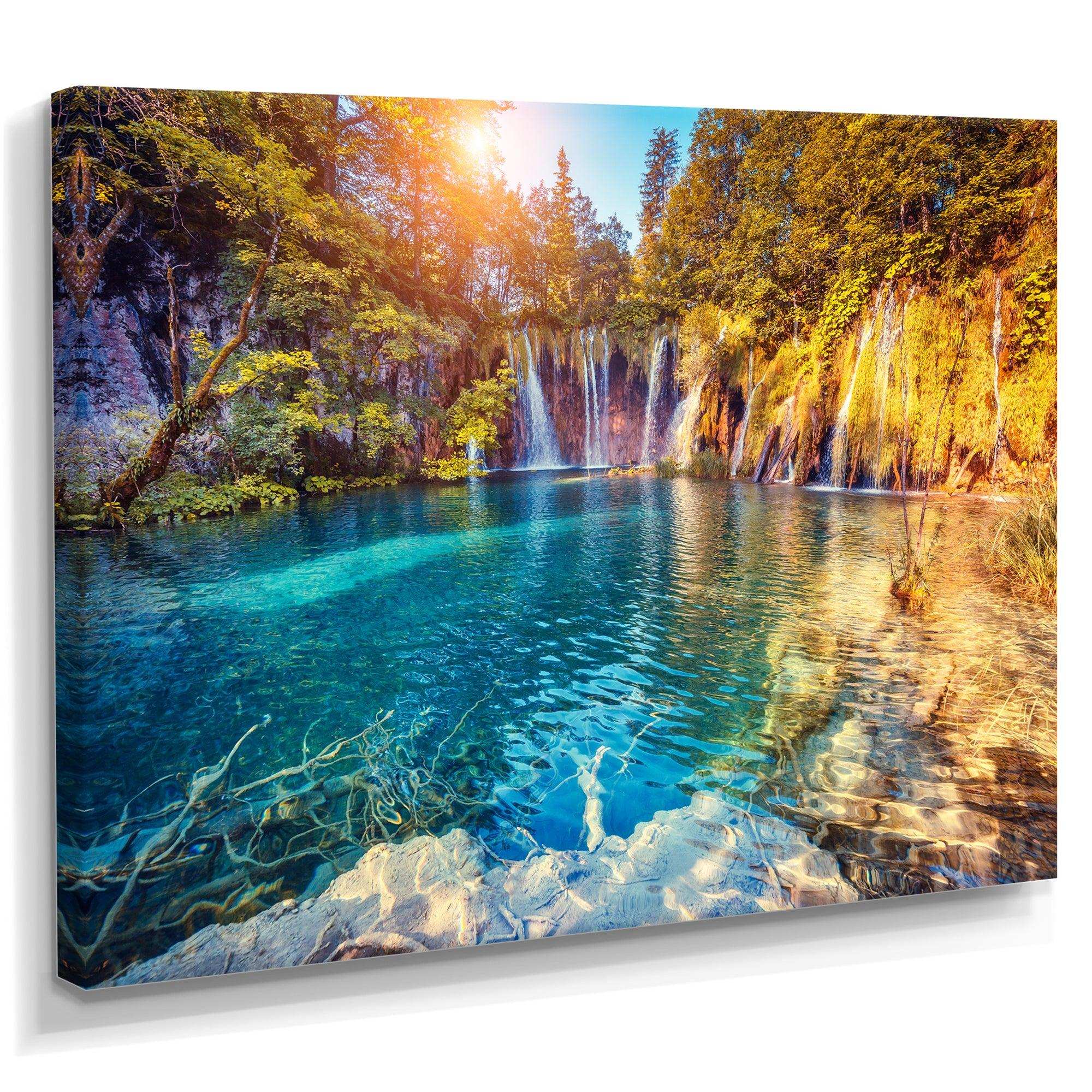 Turquoise Water and Sunny Beams