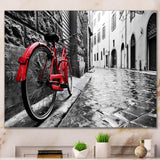 Retro Vintage Red Bike