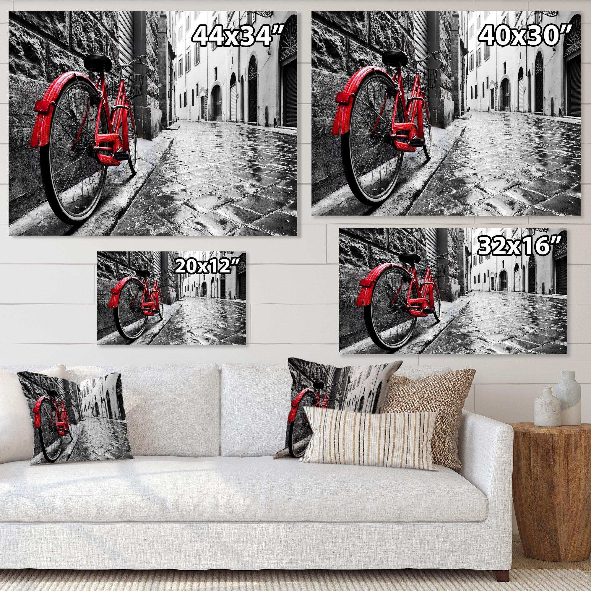 Retro Vintage Red Bike