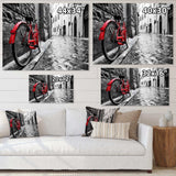 Retro Vintage Red Bike