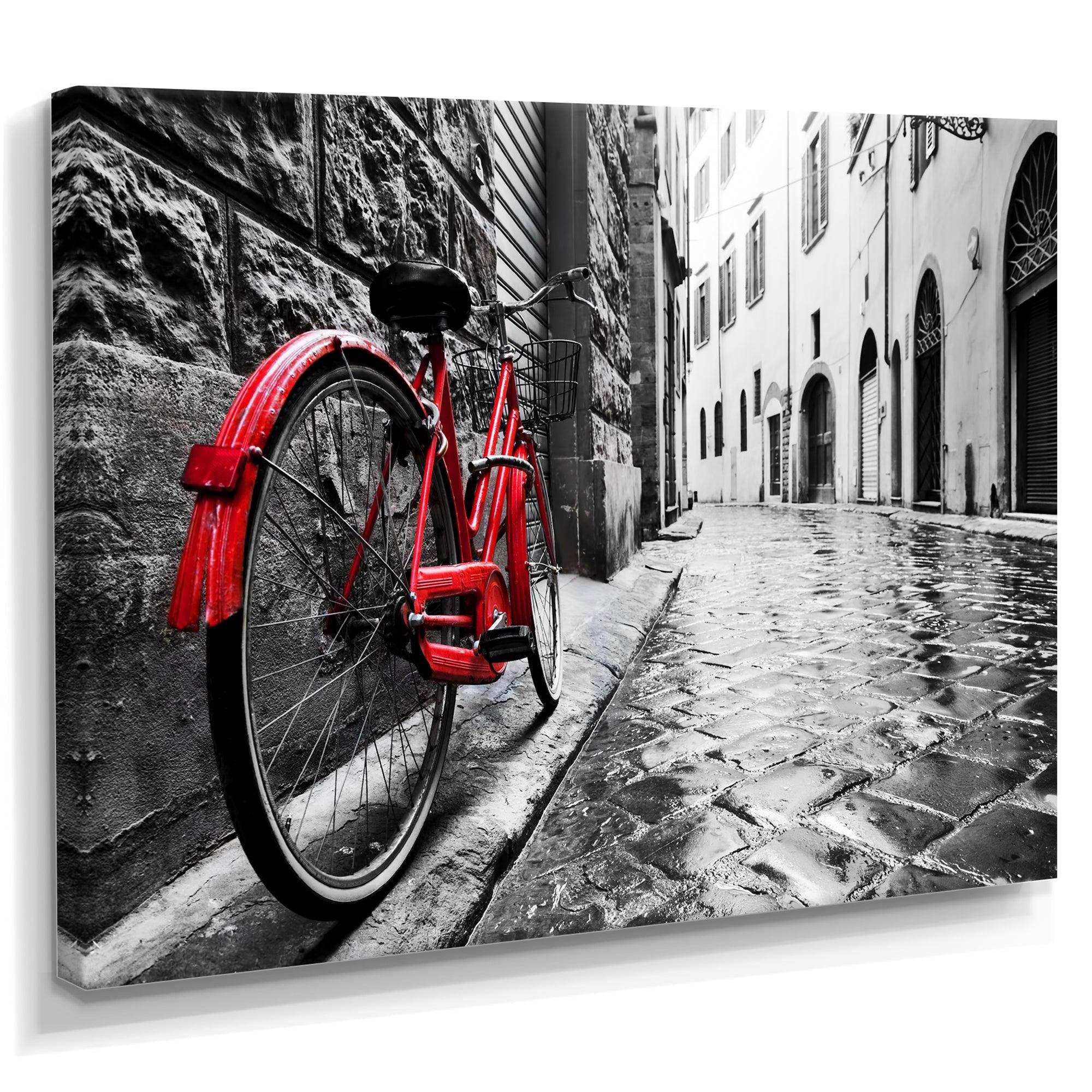 Retro Vintage Red Bike