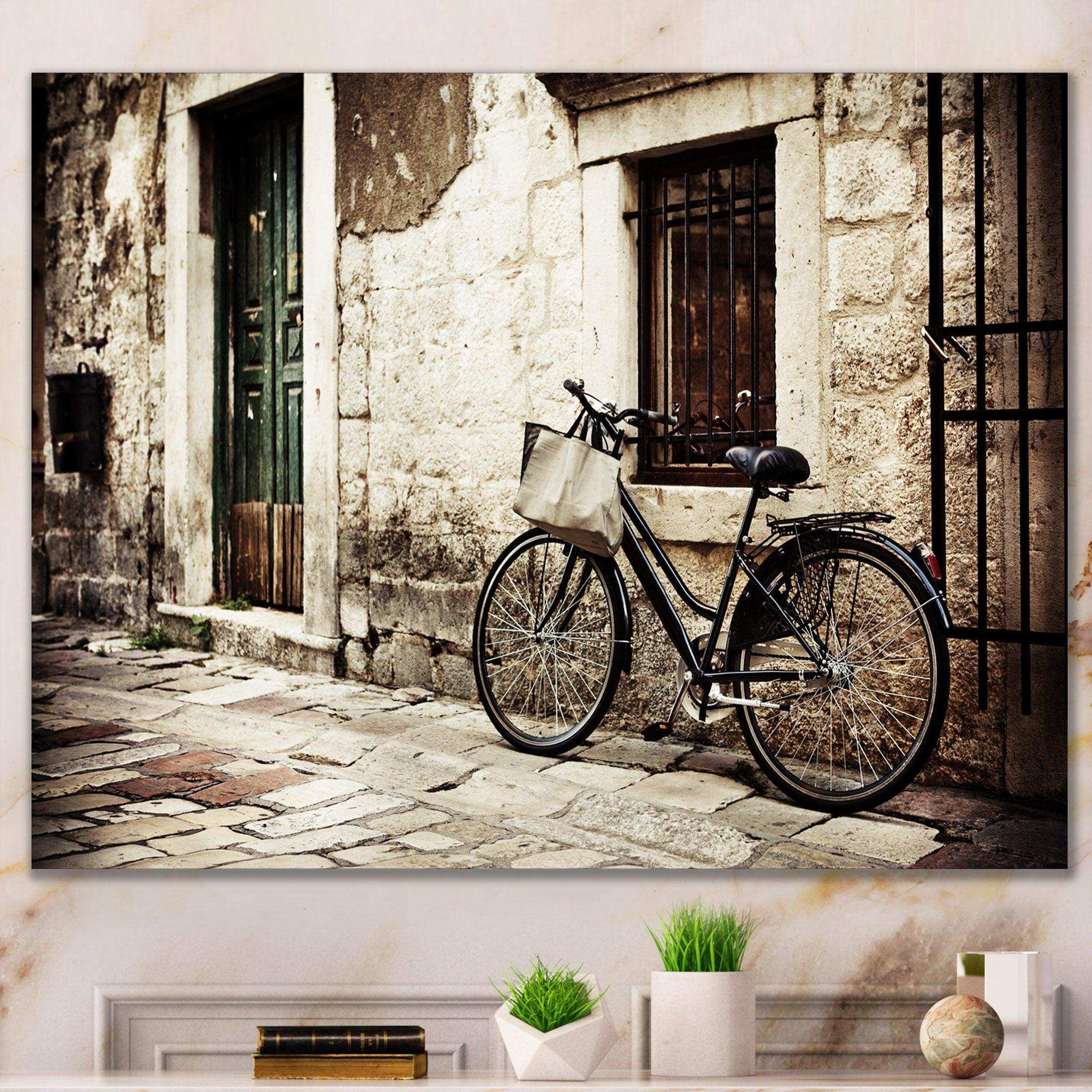 Bicycle with Shopping Bag