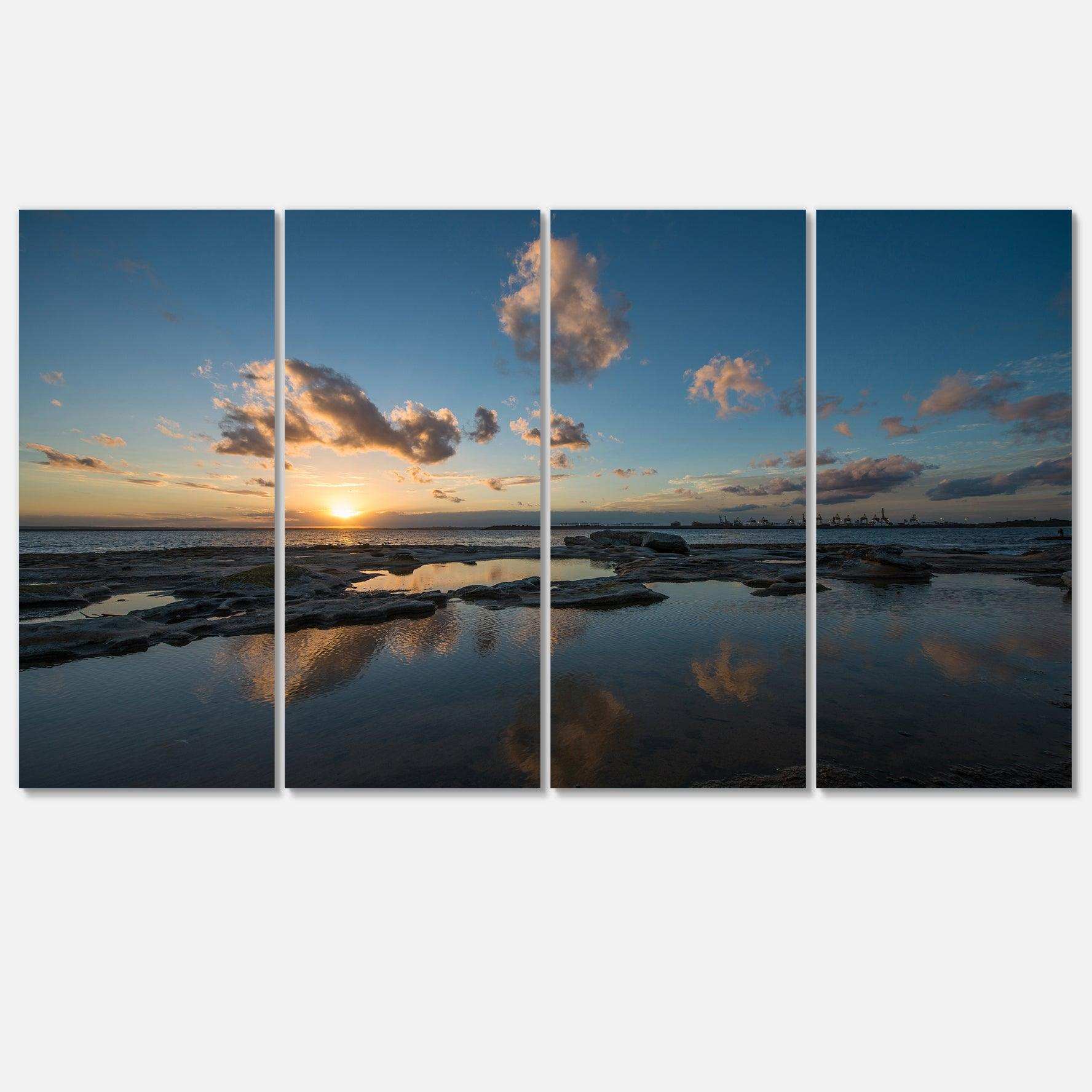 Sunset at La Perhouse Beach Multi-Panels