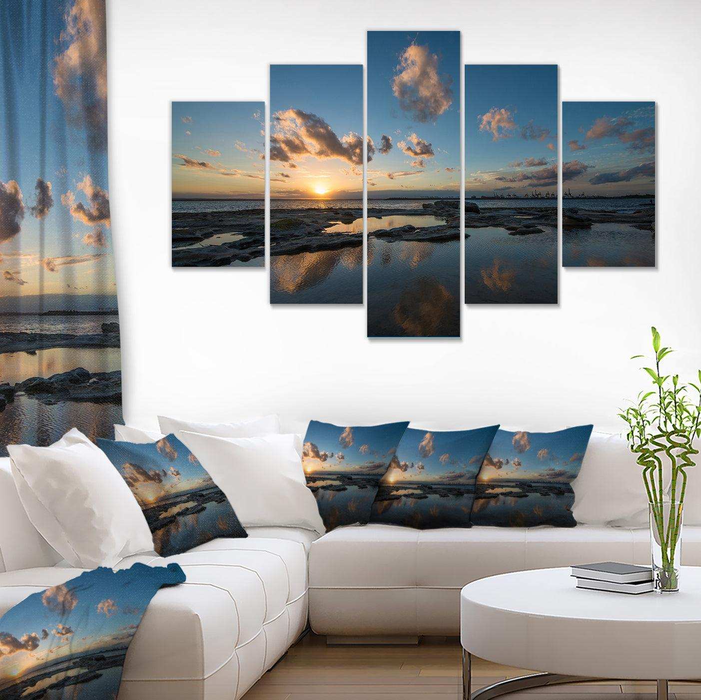 Sunset at La Perhouse Beach Multi-Panels